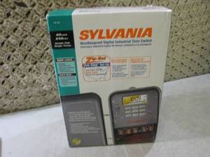 lot 66 image: (F-0) Sylvania Weatherproof Digital...