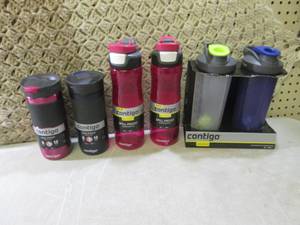 lot 82 image: (CS) Assorted Contigo Travel Mugs...