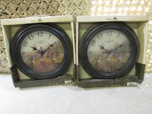 lot 88 image: (F-1) Lot of 2 10 Decorative Deer ...