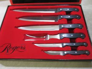 lot 91 image: (CAC) 6pc Rogers Chef Quality Carvi...