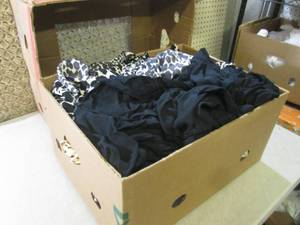 lot 126 image: (A-4) Box Full of Assorted Clothes ...