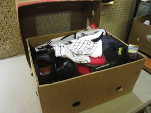lot 128 image: (A-4) Box Full of Assorted Clothes ...