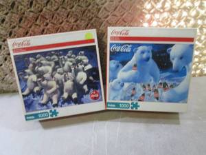 lot 144 image: (BS) 2 Coca-Cola Polar Bears Puzzle...