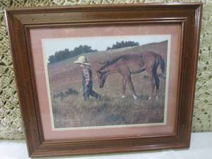 lot 188 image: (RMC) Framed Jim Daly Print 1979 20...
