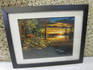 lot 189 image: (RMC) Framed Jim Hansel Print 20 1...