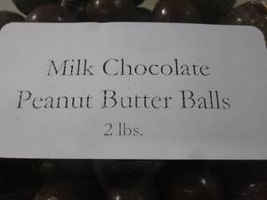 lot 239 image: (B-1) 4 Pounds Milk Chocolate Peanu...
