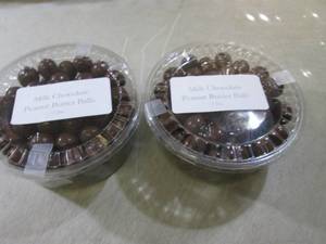 lot 241 image: (B-1) 4 Pounds Milk Chocolate Peanu...