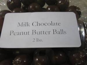 lot 242 image: (B-1) 4 Pounds Milk Chocolate Peanu...