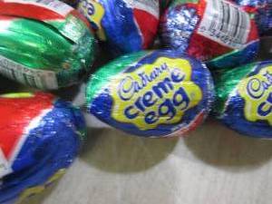 lot 244 image: (B-2) 24 Cadbury Creme Eggs...