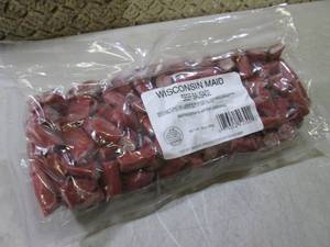 lot 252 image: (B-3) Wisconsin Maid Beef Sausage B...