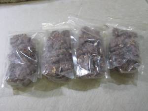 lot 257 image: (B-2) 4 Bags Caramel Nut Clusters...