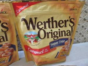 lot 263 image: (C-1) 4 Bags Werthers Original Suga...
