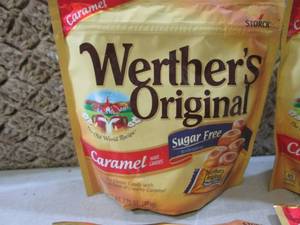 lot 264 image: (C-1) 4 Bags Werthers Original Suga...