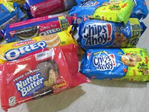 lot 266 image: (C-1) Assorted Packs of Cookies Pas...