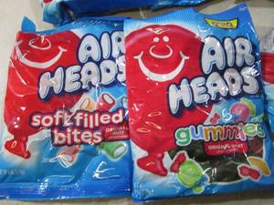 lot 276 image: (C-1) Assorted Air Heads Candy Past...