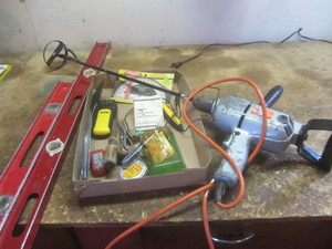 lot 71 image: B&D Drill, Testers, Levels