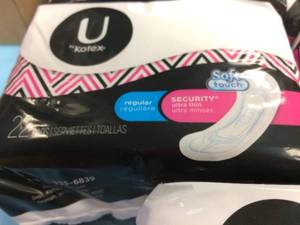 lot 73 image: Lot Of 7 Packages Kotex Pads