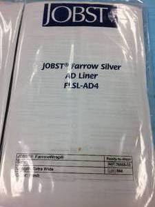 lot 82 image: Lot OF 2 NEW Jobst Farrow&nbspFarrow Silver Sock Liner&nbspCompression Wrap Nude Color Large