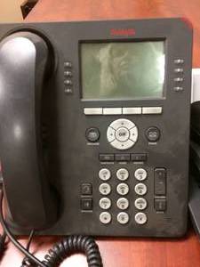 lot 20 image: Lot Of 2 Avaya 9608 IP Phones - Great Working Condition - Need Clean Up - A Little Dusty