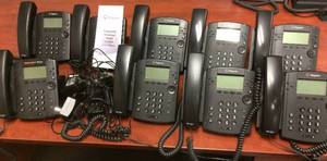 lot 19 image: WOW Lot OF 8&nbspPolycom VVX 310 IP Business Media Phones With 1 Polycom VVX 310 IP Ring Central Phone - Excellent Working Condition