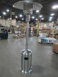 lot 305 image: Hampton Bay Gardensun 48000 BTU Stainless Steel Patio Heater, NCZH-G-SS - Slight dents, Untested.