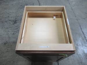 lot 104 image: Hampton Bay Designer Series Soleste Assembled 21x34.5x23.75 in. Base Kitchen Cabinet in Spice B21-SHSP