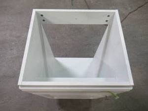 lot 126 image: Design House Wyndham 18 in. W x 16 in. D Unassembled Bath Vanity Cabinet Only in White Semi-Gloss 597112