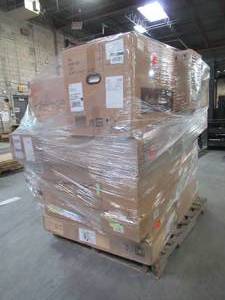 lot 201 image: WHOLESALE MIXED PALLET OF TOILETS, TOILET TANKS, BOWLS AND BATHROOM ACCESSORIES