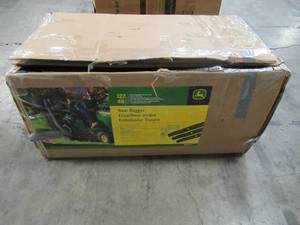 lot 217 image: John Deere 48 in. Twin Bagger for 100 Series Tractors BG20777