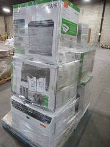 lot 316 image: WHOLESALE MIXED PALLET OF MISCELLANEOUS AIR CONDITIONERS, HUMIDIFERS AND MORE
