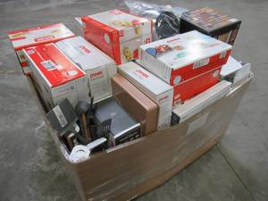 lot 343 image: WHOLESALE MIXED PALLET OF MISCELLANEOUS KITCHEN STORAGE, UTENSILS AND MORE
