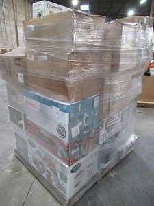 lot 345 image: WHOLESALE MIXED PALLET OF MISCELLANEOUS MASSAGERS, COOKWARE,  SMALL HOUSEWARES AND MORE