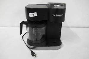 lot 9 image: Keurig - K-Duo 12-Cup Coffee Maker and Single Serve K-Cup Brewer - Black