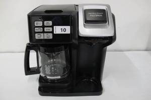 lot 10 image: FlexBrew 12-Cup Black Drip Coffee Maker with Built-In Timer