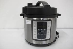 lot 11 image: Insignia - 6qt Multi-Function Pressure Cooker - Stainless Steel