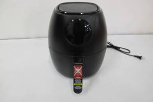 lot 14 image: CHEFMAN - TurboFry 3.7qt Digital Air Fryer, Touch Screen Control, Black - Black