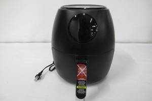 lot 24 image: CHEFMAN - TurboFry 3.7qt Digital Air Fryer, Touch Screen Control, Black - Black