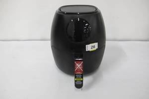 lot 26 image: CHEFMAN - TurboFry 3.7qt Digital Air Fryer, Touch Screen Control, Black - Black