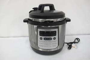 lot 31 image: Insignia - 8qt Digital Multi Cooker - Stainless Steel