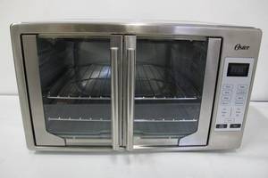 lot 50 image: Oster Digital French Door Oven, Stainless Steel