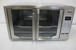 lot 51 image: Oster Digital French Door Oven, Stainless Steel