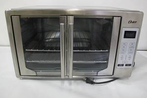 lot 52 image: Oster Digital French Door Oven, Stainless Steel