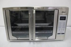 lot 53 image: Oster Digital French Door Oven, Stainless Steel