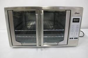 lot 55 image: Oster Digital French Door Oven, Stainless Steel