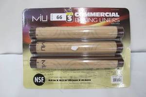 lot 66 image: MIU Commercial Baking Pan Liners, Half Sheet, 3 Count