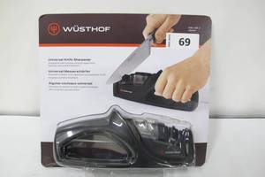 lot 69 image: Wsthof 4-Stage Handheld Knife Sharpener