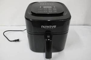 lot 75 image: Nuwave Brio 6-Quart Digital Air Fryer with one-touch digital controls