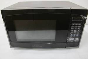 lot 99 image: Insignia - 0.9 Cu. Ft. Microwave - Black