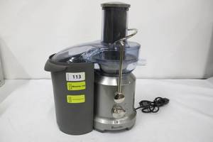 lot 113 image: Breville BJE430SIL Juice Fountain Cold Centrifugal Juicer