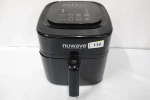 lot 119 image: Nuwave Brio 6-Quart Digital Air Fryer with one-touch digital controls